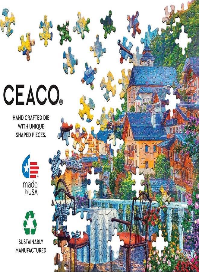 سيكو أحجية الصور المقطوعة Ceaco - حول العالم - هالشتات فيستا - 500 قطعة - Image 5
